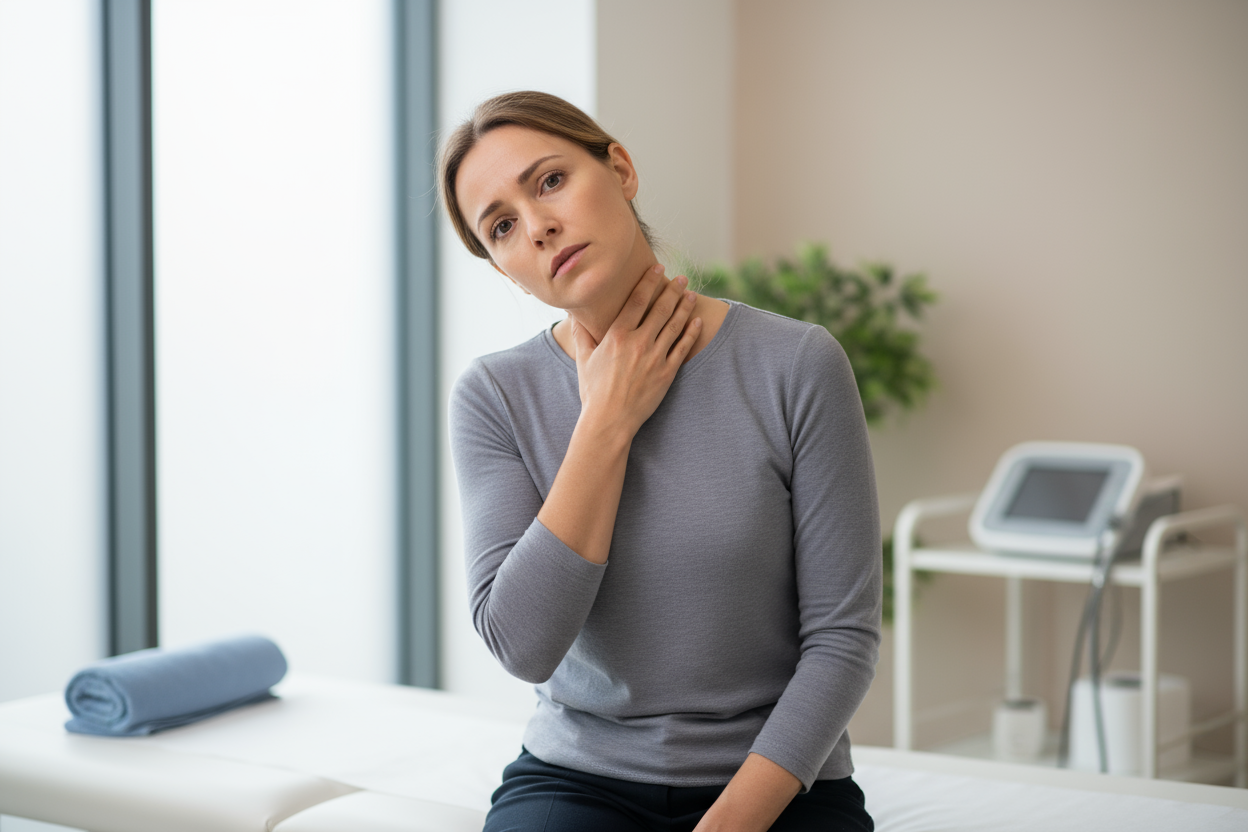 nackenschmerzen frau sexy