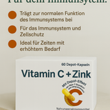 VITAMIN C + ZINK RETARD KAPSELN 60 STÜCK